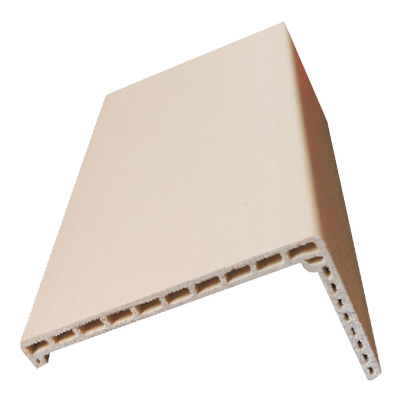 Arquitrabe de puerta beige en forma de L 100*60 WPC