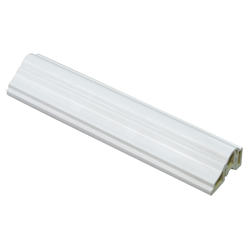 Zócalo de WPC de veta de madera de 36 mm con base compuesta de PVC