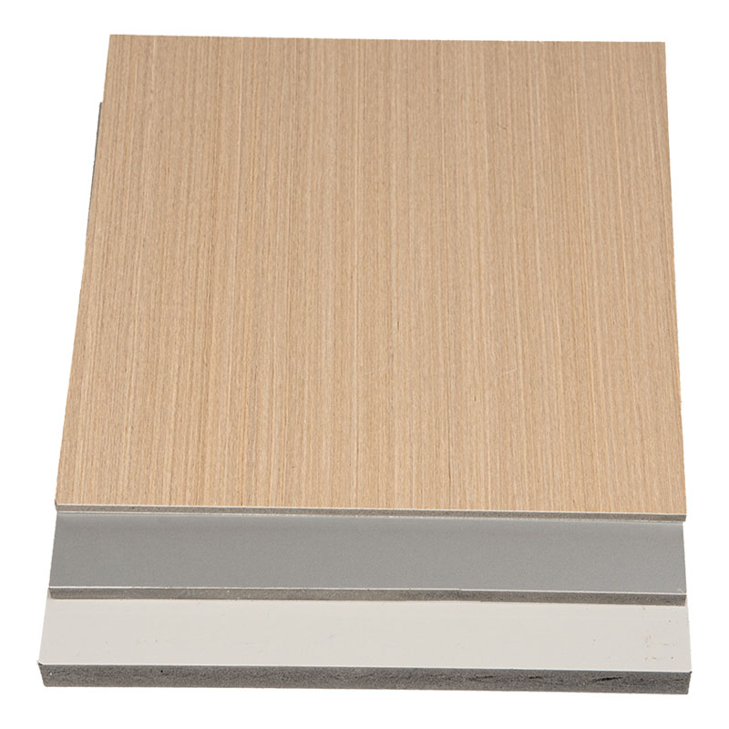 Panel de pared de PVC de madera y plástico sin costuras ranurado